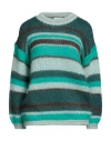 P.a.r.o.s.h P. A.r. O.s. H. Woman Sweater Green Size M Mohair Wool, Polyamide, Wool, Metallic Fiber