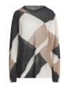 P.a.r.o.s.h Patterned Intarsia-knit High-neck Jumper In White