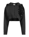 P.a.r.o.s.h P. A.r. O.s. H. Woman Sweatshirt Charcoal Size M Viscose, Silk, Pvc - Polyvinyl Chloride In Grey