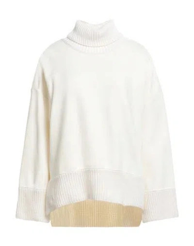 P.a.r.o.s.h P. A.r. O.s. H. Woman Sweatshirt Cream Size L Cotton, Wool In Neutral