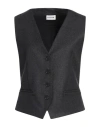 P.a.r.o.s.h P. A.r. O.s. H. Woman Tailored Vest Charcoal Size L Virgin Wool, Recycled Cashmere, Elastane