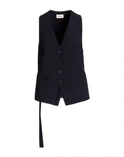 P.a.r.o.s.h P. A.r. O.s. H. Woman Tailored Vest Midnight Blue Size Xs Polyester