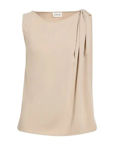 P.a.r.o.s.h P. A.r. O.s. H. Woman Top Beige Size Xs Polyester In Multi