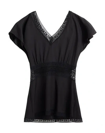 P.a.r.o.s.h P. A.r. O.s. H. Woman Top Black Size M Silk, Elastane