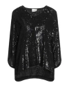 P.a.r.o.s.h P. A.r. O.s. H. Woman Top Black Size M Viscose, Pvc - Polyvinyl Chloride