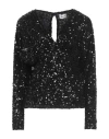 P.a.r.o.s.h Sequined Blouse In Black