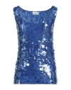 P.A.R.O.S.H P. A.R. O.S. H. WOMAN TOP BRIGHT BLUE SIZE XL POLYAMIDE, ELASTANE