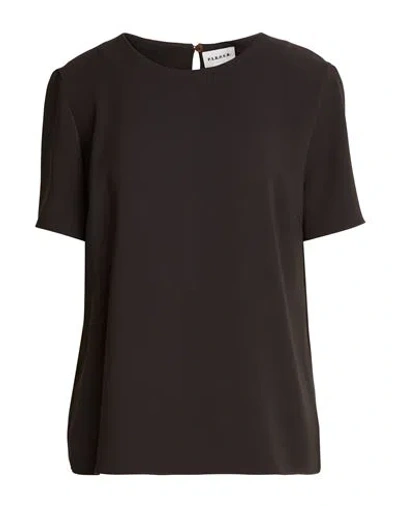 P.a.r.o.s.h P. A.r. O.s. H. Woman Top Chocolate Brown Size M Polyester