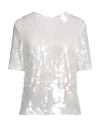 P.a.r.o.s.h P. A.r. O.s. H. Woman Top Cream Size L Polyamide, Elastane, Pvc - Polyvinyl Chloride In White