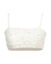 P.a.r.o.s.h Paillette-embellished Top In White