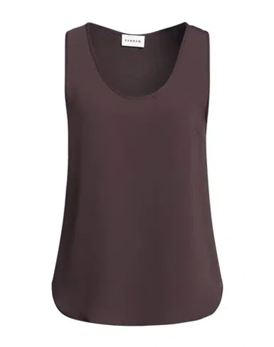 P.a.r.o.s.h P. A.r. O.s. H. Woman Top Dark Brown Size Xs Polyester