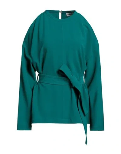 P.a.r.o.s.h P. A.r. O.s. H. Woman Top Deep Teal Size L Polyester, Elastane In Green
