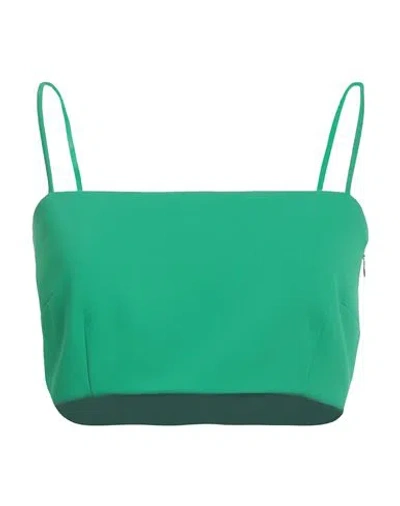 P.a.r.o.s.h P. A.r. O.s. H. Woman Top Emerald Green Size S Polyester