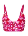 P.a.r.o.s.h P. A.r. O.s. H. Woman Top Fuchsia Size M Polyamide, Elastane In Pink
