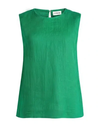 P.a.r.o.s.h P. A.r. O.s. H. Woman Top Green Size Xs Linen