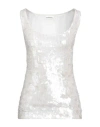 P.a.r.o.s.h P. A.r. O.s. H. Woman Top Ivory Size L Polyamide, Elastane In White