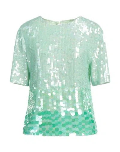 P.a.r.o.s.h P. A.r. O.s. H. Woman Top Light Green Size S Polyamide, Elastane, Pvc - Polyvinyl Chloride