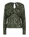 P.a.r.o.s.h P. A.r. O.s. H. Woman Top Military Green Size S Polyester, Elastane In Green
