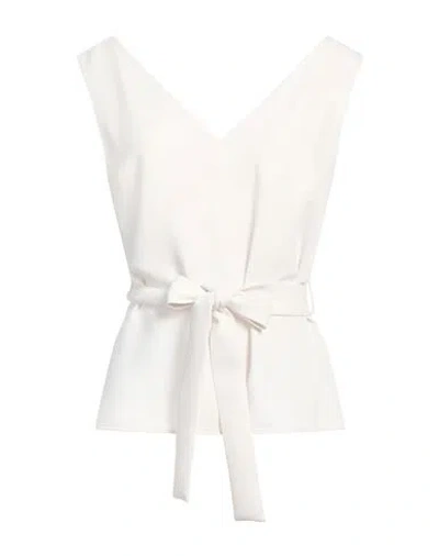 P.a.r.o.s.h P. A.r. O.s. H. Woman Top Off White Size M Polyester