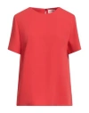 P.a.r.o.s.h P. A.r. O.s. H. Woman Top Orange Size S Polyester In Red