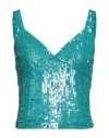 P.a.r.o.s.h Sequin-embellished Top In Blau
