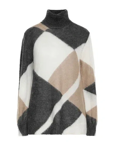 P.a.r.o.s.h P. A.r. O.s. H. Woman Turtleneck Beige Size Xs Mohair Wool, Polyamide, Wool