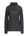 P.a.r.o.s.h P. A.r. O.s. H. Woman Turtleneck Grey Size L Mohair Wool, Polyamide, Wool In Grey