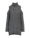 P.a.r.o.s.h P. A.r. O.s. H. Woman Turtleneck Grey Size Xs Cotton, Alpaca Wool, Polyamide