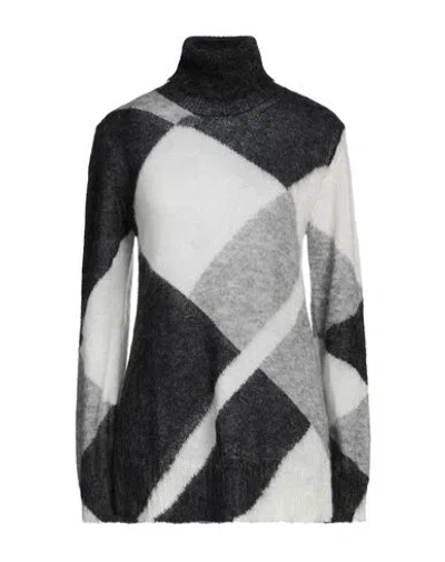 P.a.r.o.s.h P. A.r. O.s. H. Woman Turtleneck Light Grey Size L Mohair Wool, Polyamide, Wool In Gray