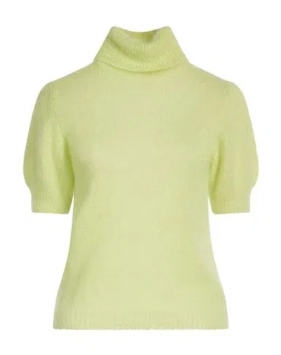 P.a.r.o.s.h P. A.r. O.s. H. Woman Turtleneck Lime Green Size M Mohair Wool, Polyamide, Wool