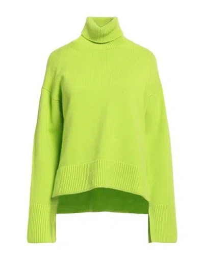 P.a.r.o.s.h P. A.r. O.s. H. Woman Turtleneck Lime Green Size S Wool