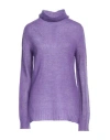 P.a.r.o.s.h P. A.r. O.s. H. Woman Turtleneck Purple Size L Mohair Wool, Polyamide, Wool