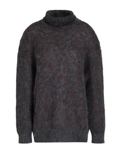 P.a.r.o.s.h P. A.r. O.s. H. Woman Turtleneck Charcoal Size M Mohair Wool, Polyamide, Wool In Grey