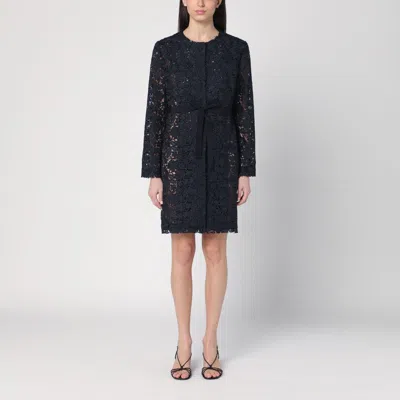 P.a.r.o.s.h P. A.r. O.s. H. Women's Blue Lace Long Jacket