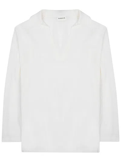 P.a.r.o.s.h P. A.r. O.s. H. Women's Linen-viscose Blouse In White