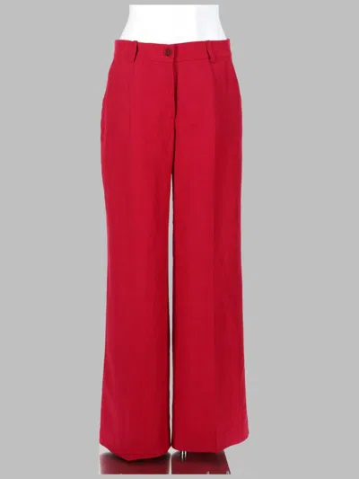 P.a.r.o.s.h P. A.r. O.s. H. Women's Tailored Trousers With Sleek, Modern Lines In Red