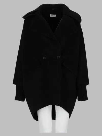 P.a.r.o.s.h P. A.r. O.s. H. Women's Wool Trench Coat In Black