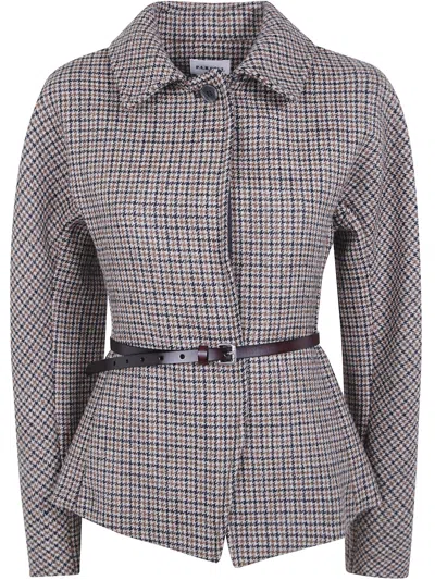 P.a.r.o.s.h P. A.r. O.s. H. Wool Jacket Laurie In Neutral