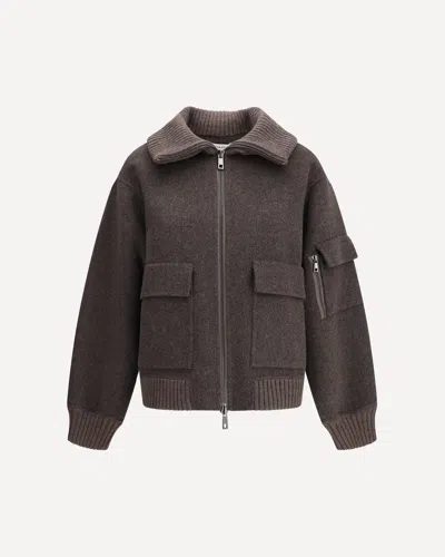 P.A.R.O.S.H P. A.R. O.S. H. WOOL JACKET WITH A WIDE COLLAR