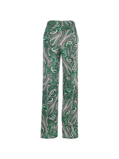 P.a.r.o.s.h Paisley-pattern Trousers In Green