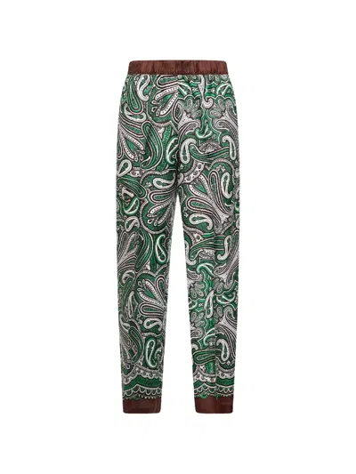 P.a.r.o.s.h Paisley-pattern Trousers In Multi