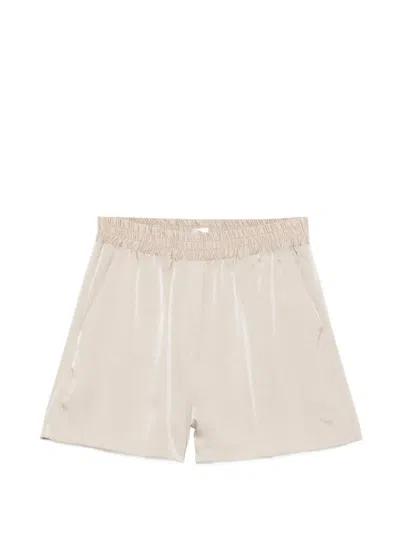 P.a.r.o.s.h Paky Elasticated Shorts In Neutral