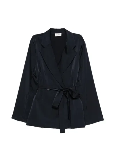 P.a.r.o.s.h Paky Tie-waist Blazer In Blue