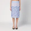 P.a.r.o.s.h Palazzo Trousers Blue