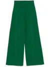 P.a.r.o.s.h Palazzo Trousers In Green