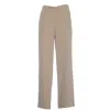 P.a.r.o.s.h Palazzo Trousers With Relaxed Silhouette And Practical Pockets In Neutral