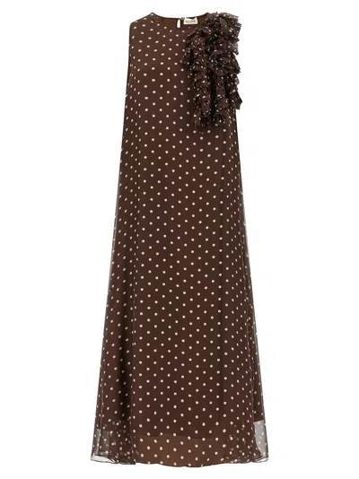 P.a.r.o.s.h . 'pallina' Dress In Brown