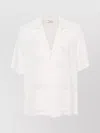 P.a.r.o.s.h Palm Tree Embellished Cuban Collar Shirt