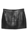P.a.r.o.s.h Panelled Mini Skirt In Black
