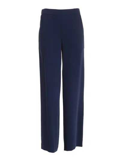 P.a.r.o.s.h Cady Loose Fit Pants In Blue In Azul